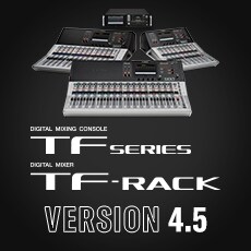 AG旗舰厅TF系列迎来V4.5版本，新增Audix麦克风预设与更灵活的 USB 输出规格！